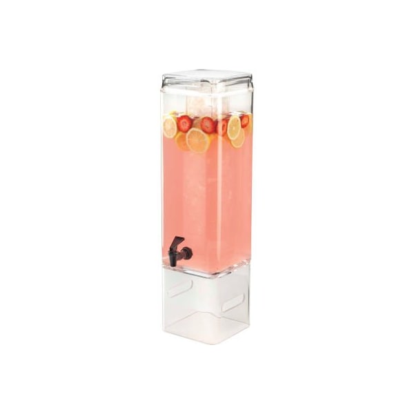 Cal-Mil 1112-3AH Classic Acrylic Beverage Dispenser With Handles 3 Gallons 9-1/2"W x 7"D x 26"H 1112-3AH - main